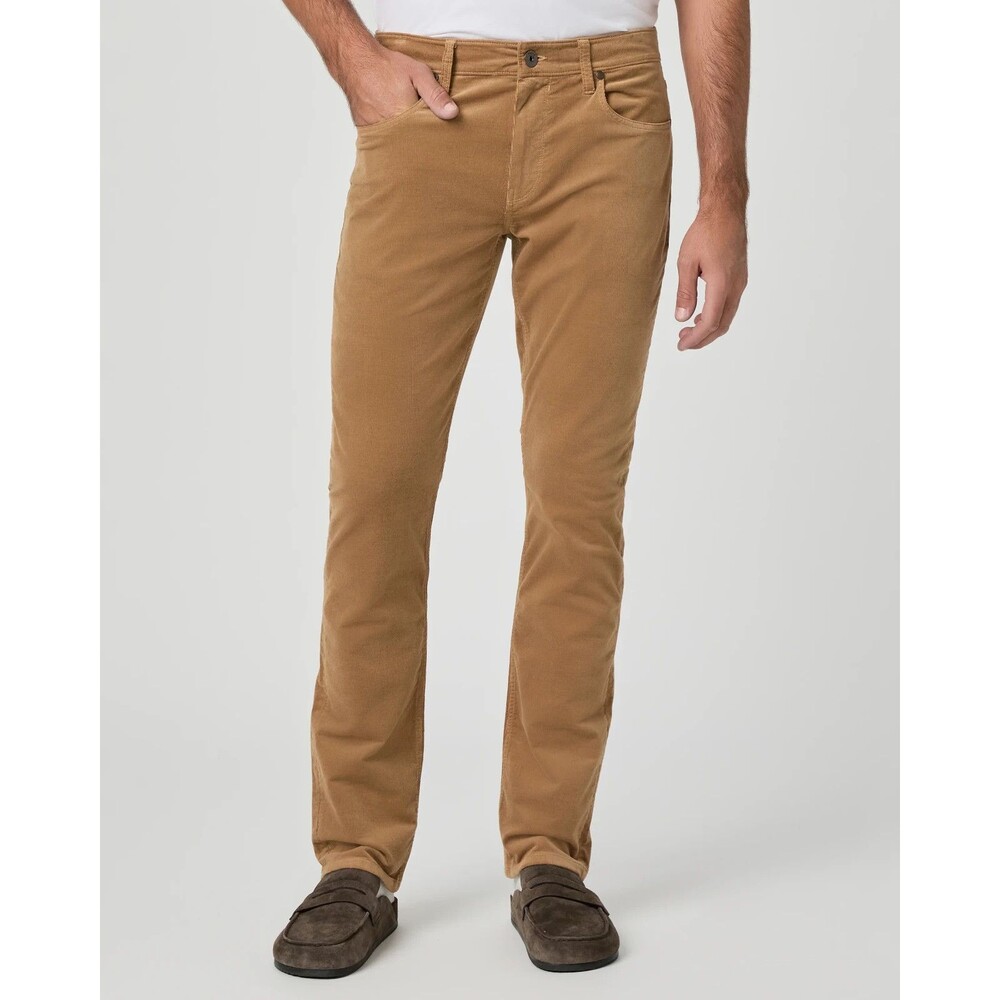 PAIGE Jeans Mens Size 34 Tan Corduroy Federal Slim Straight in Palomino $229